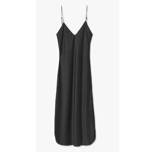 Nili Lotan Black Silk Cami Dress